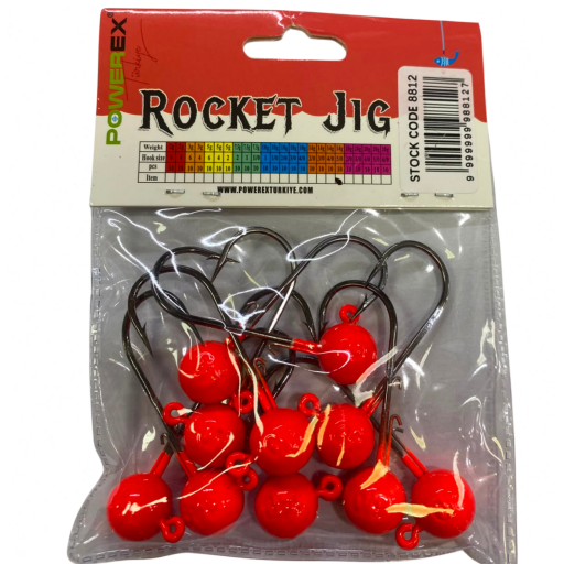 Rocket UV RED Telli Jig Headler(Zoka İğneler)