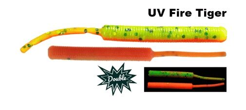 Fujin Baby Worm 5,2cm Floating UV Firetiger LRF Silikonu