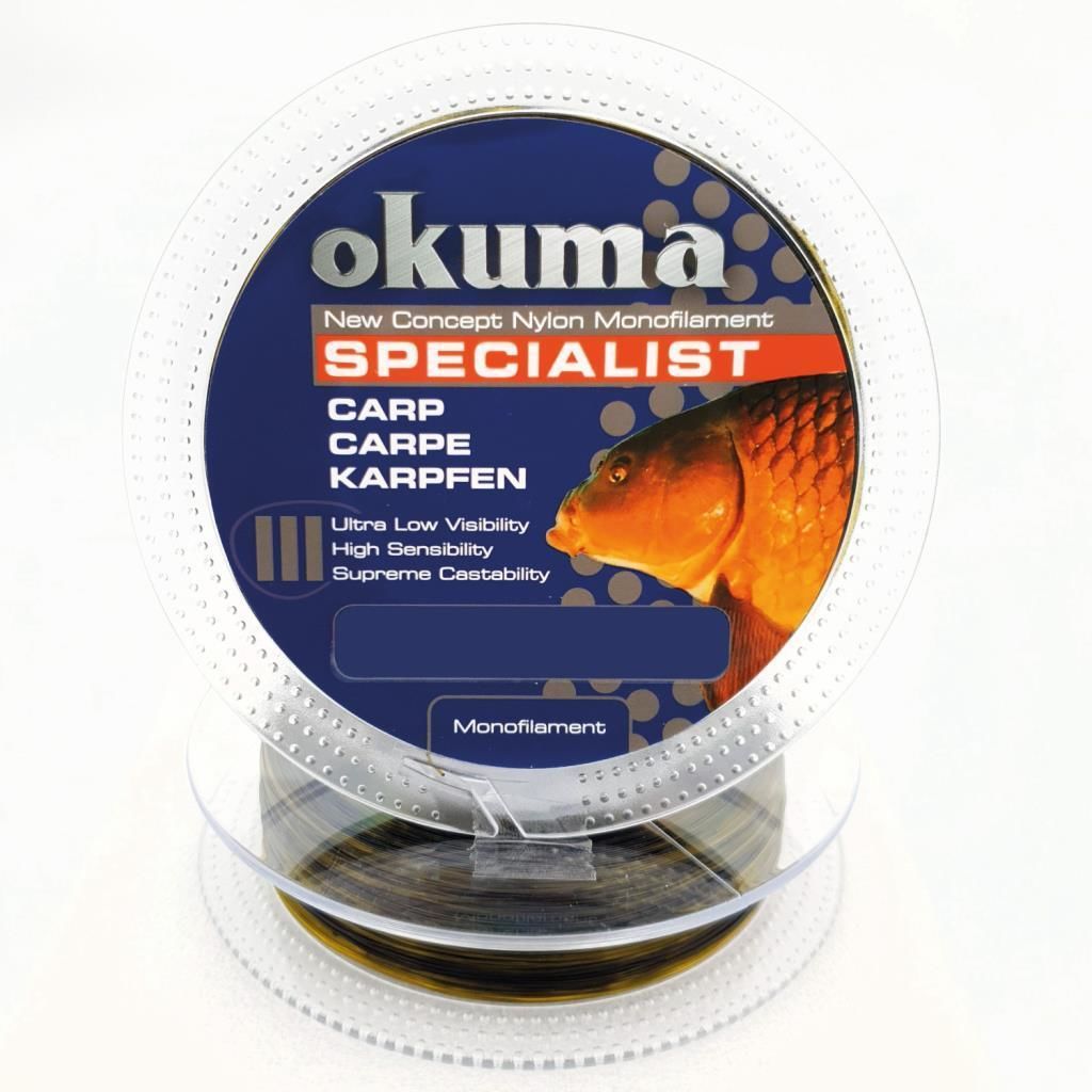 Okuma Carp 300 mt. 5,45 kg. 0,28 mm. Camou Misina