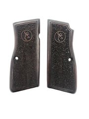 Belçika Browning Hp 14 Uyumlu Özel Seri Lazer Kesim Koyu Ahşap Kabze Mod71