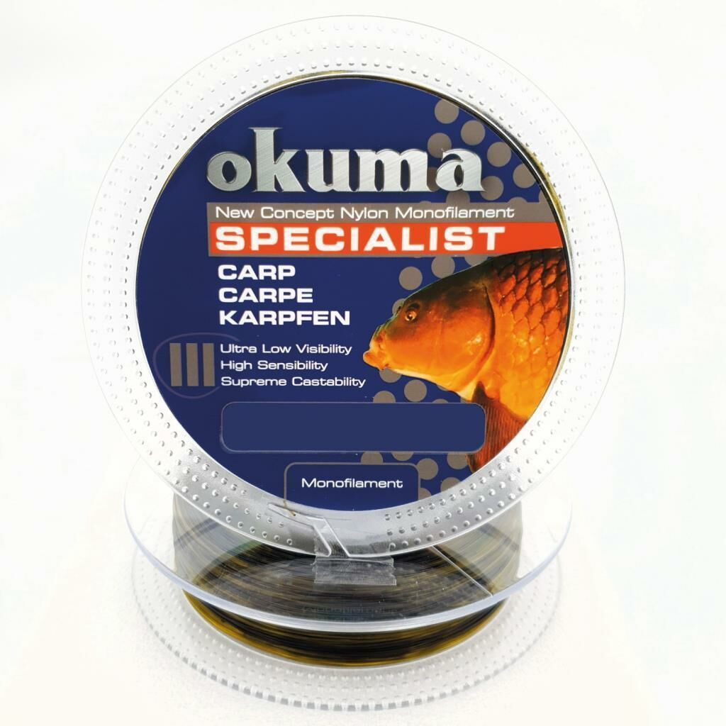 Okuma Carp 300 mt. 10,00 kg. 0,37 mm. Camou Misina