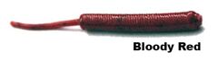 Fujin Baby Worm 5,2cm Floating Bloody Red LRF Silikonu