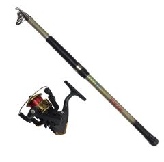 Powerex Team man 210cm. - Mini 200 Gold Makineli Kamış Makine Olta Seti