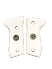 Beretta F92, 92A1, 92G, 92FS, 96, 96A1, M9, M9A1 Uyumlu Metal Özel Seri Sedef Kabze Mod18