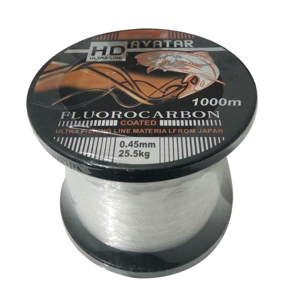 Kabura Hd Avatar 0,45 mm. 25.50kg. Florokarbon 1000mt Misina