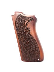 Smith & Wesson 5906 Uyumlu Özel Seri Lazer Kesim Kızıl Ahşap Kabze Mod25