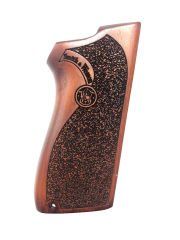 Smith & Wesson 5906 Uyumlu Özel Seri Lazer Kesim Kızıl Ahşap Kabze Mod25