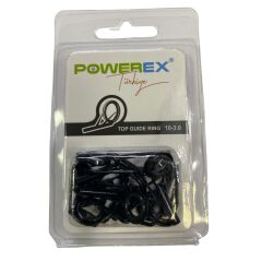 Powerex 10'lu Paket Kamış Uç Porselen Yüzüğü 3.0 mm. Uç 10mm.Porselen Halka