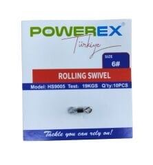 Powerex HS9005 6 No. Paketli Bilyeli İkili Fırdöndü 10lu Paket