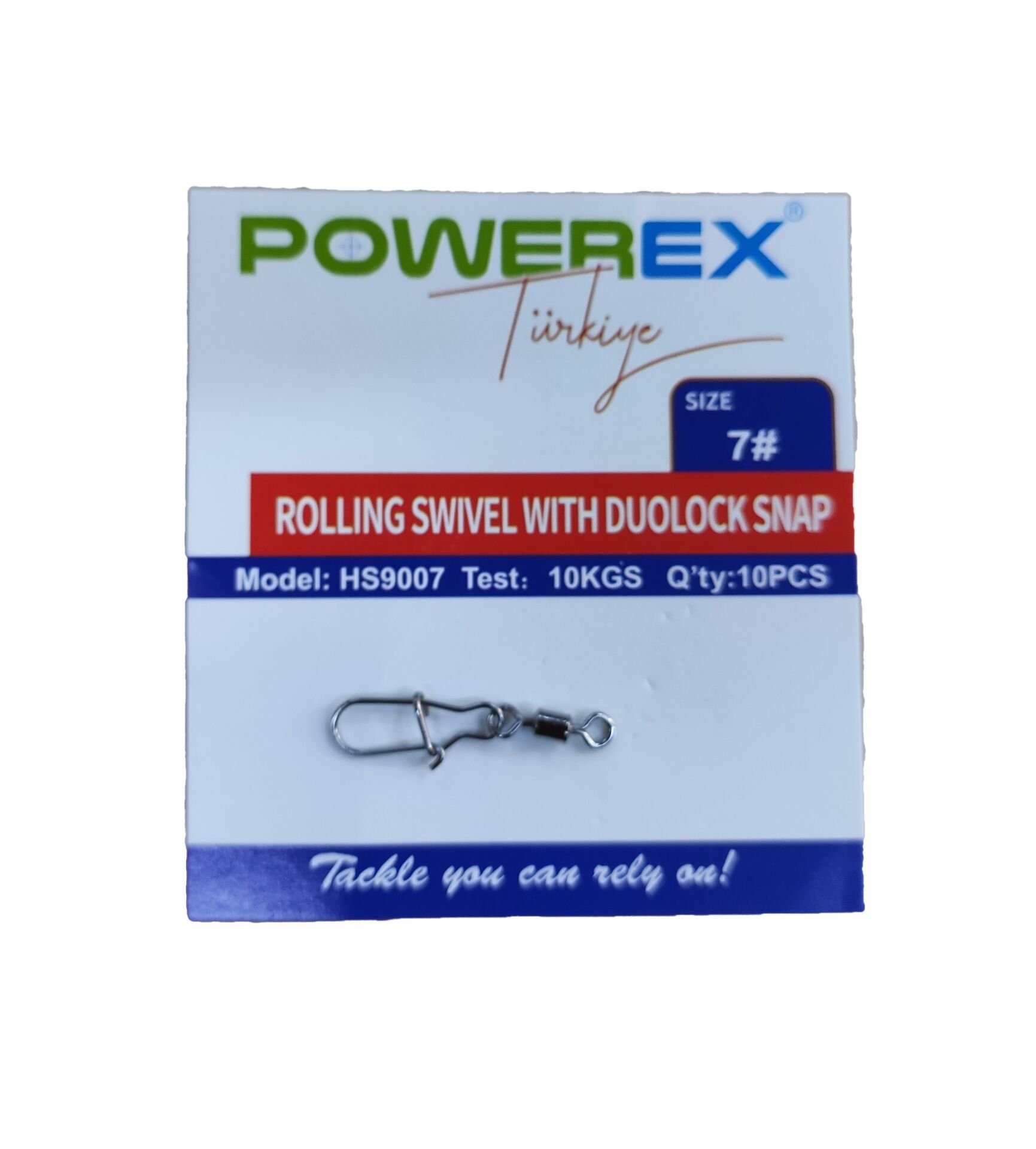 Powerex HS9007 7 No. Kilitli Klipsli Fırdöndü 10lu Paket