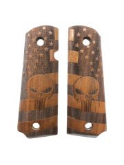 Colt 1911 Uyumlu Lazer Kesim Özel Seri Ahşap Yeni Tasarım Kabze Mod30