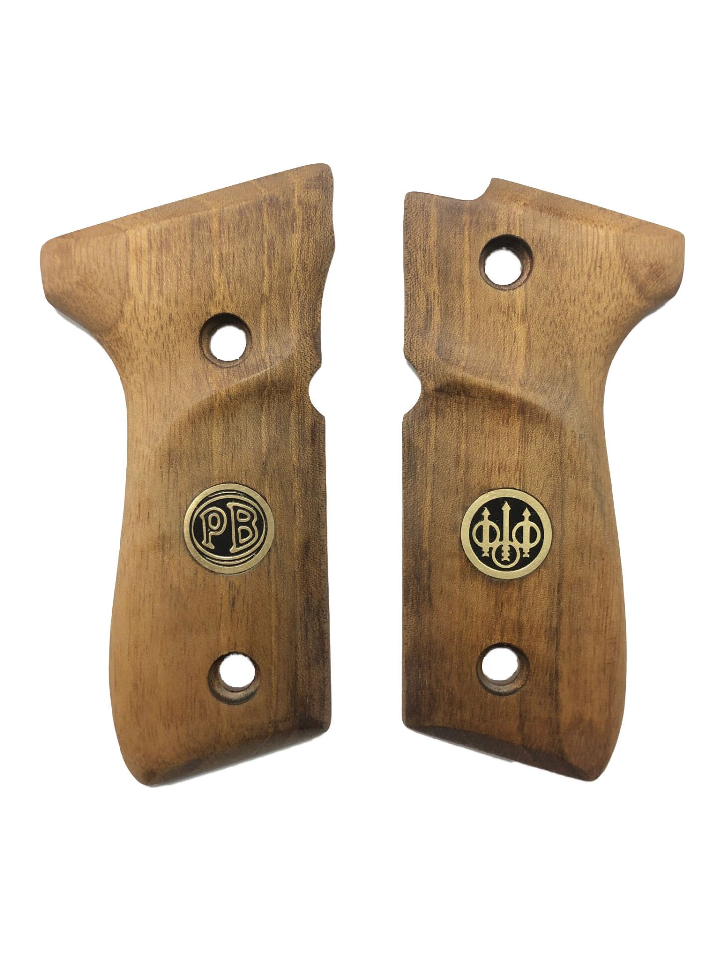 Beretta F92, 92A1, 92G, 92FS, 96, 96A1, M9, M9A1 Uyumlu Lazer Kesim Ahşap Yeni Tasarım Kabze Mod15