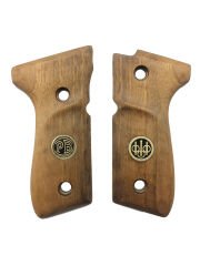 Beretta F92, 92A1, 92G, 92FS, 96, 96A1, M9, M9A1 Uyumlu Lazer Kesim Ahşap Yeni Tasarım Kabze Mod15