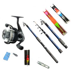 Okuma Revenger 40 & Powerex Valerie 270cm.Teleskopik Kıyı Olta Seti