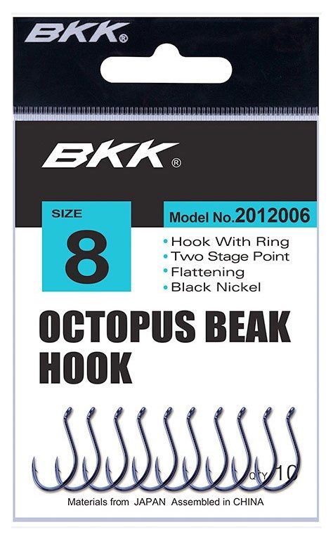 BKK Octopus Beak İğne 1/0 Numara İğne 8 li Paket