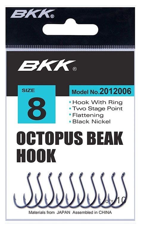 BKK Octopus Beak İğne 3/0 Numara İğne 8 li Paket