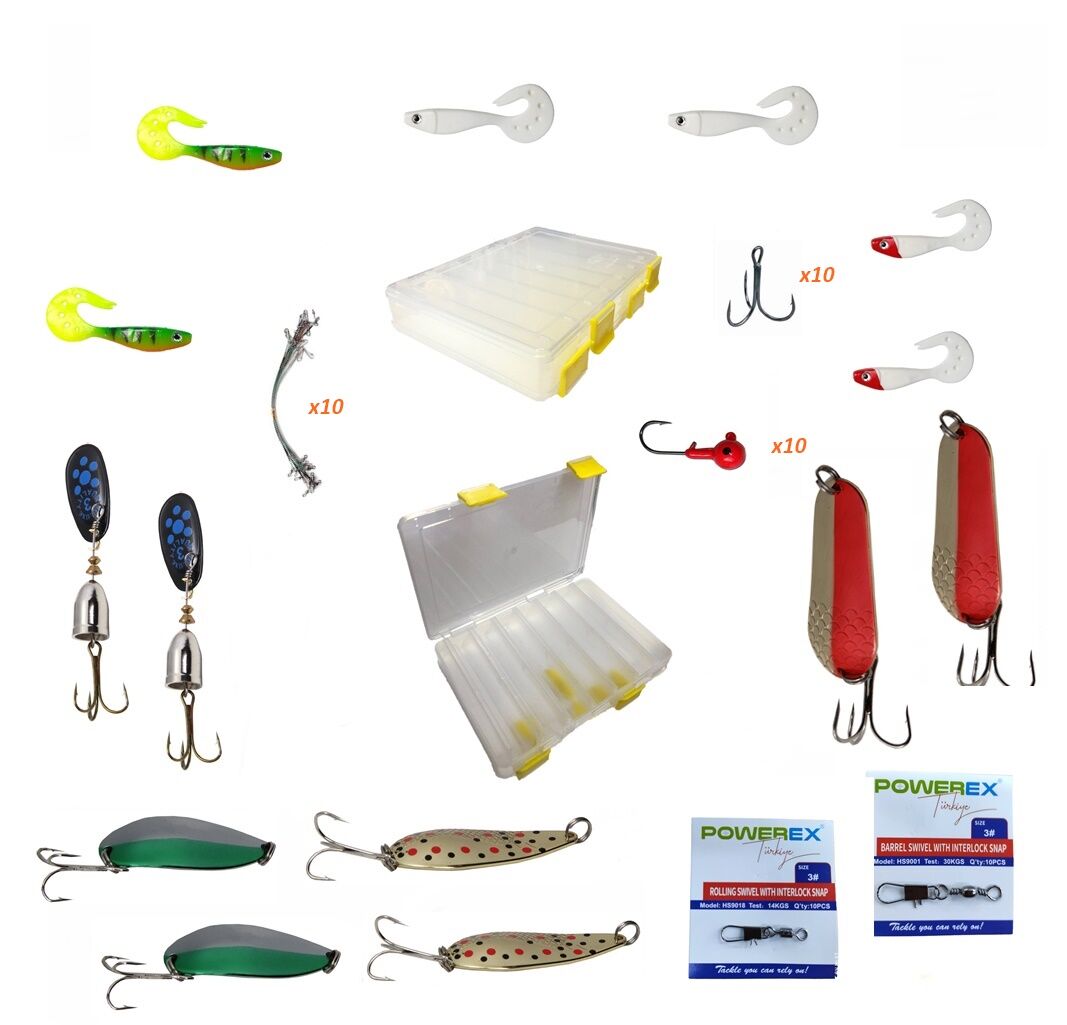 Powerex Turna,Levrek,Perch Sahte Yem Seti