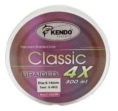 Kendo Classic 4X 300m 0.18mm Multicolor Örgü İp