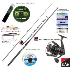 Dam Quick 2 3000 Makine & Dam Camaro 240 Spin Kamış Olta Seti