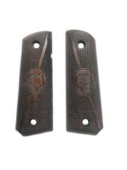 Colt 1911 Uyumlu Ay Yıldız Kurt Model Özel Seri Lazer Kesim Ahşap Kabze Mod19