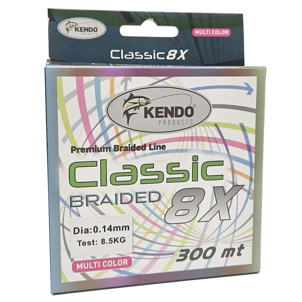 Kendo Classic 8X 300m 0.14mm Multicolor Örgü İp