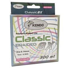 Kendo Classic 8X 300m 0.14mm Multicolor Örgü İp