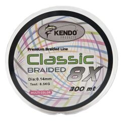 Kendo Classic 8X 300m 0.14mm Multicolor Örgü İp