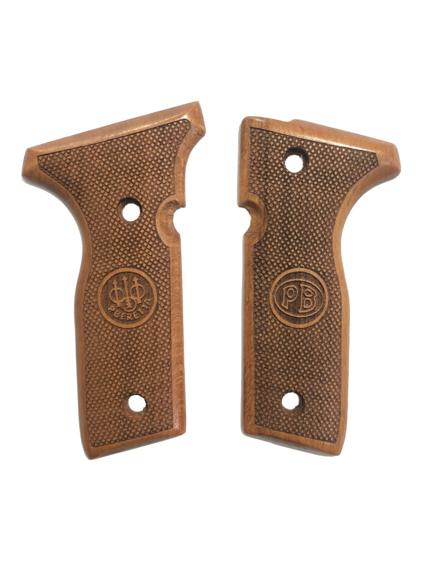 Beretta Stoeger Uyumlu Lazer Kesim Ahşap Kabze Mod1