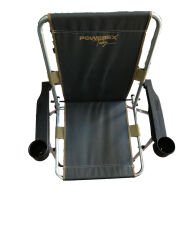 Powerex Çift Bardaklıklı Gri Kamp Sandalyesi