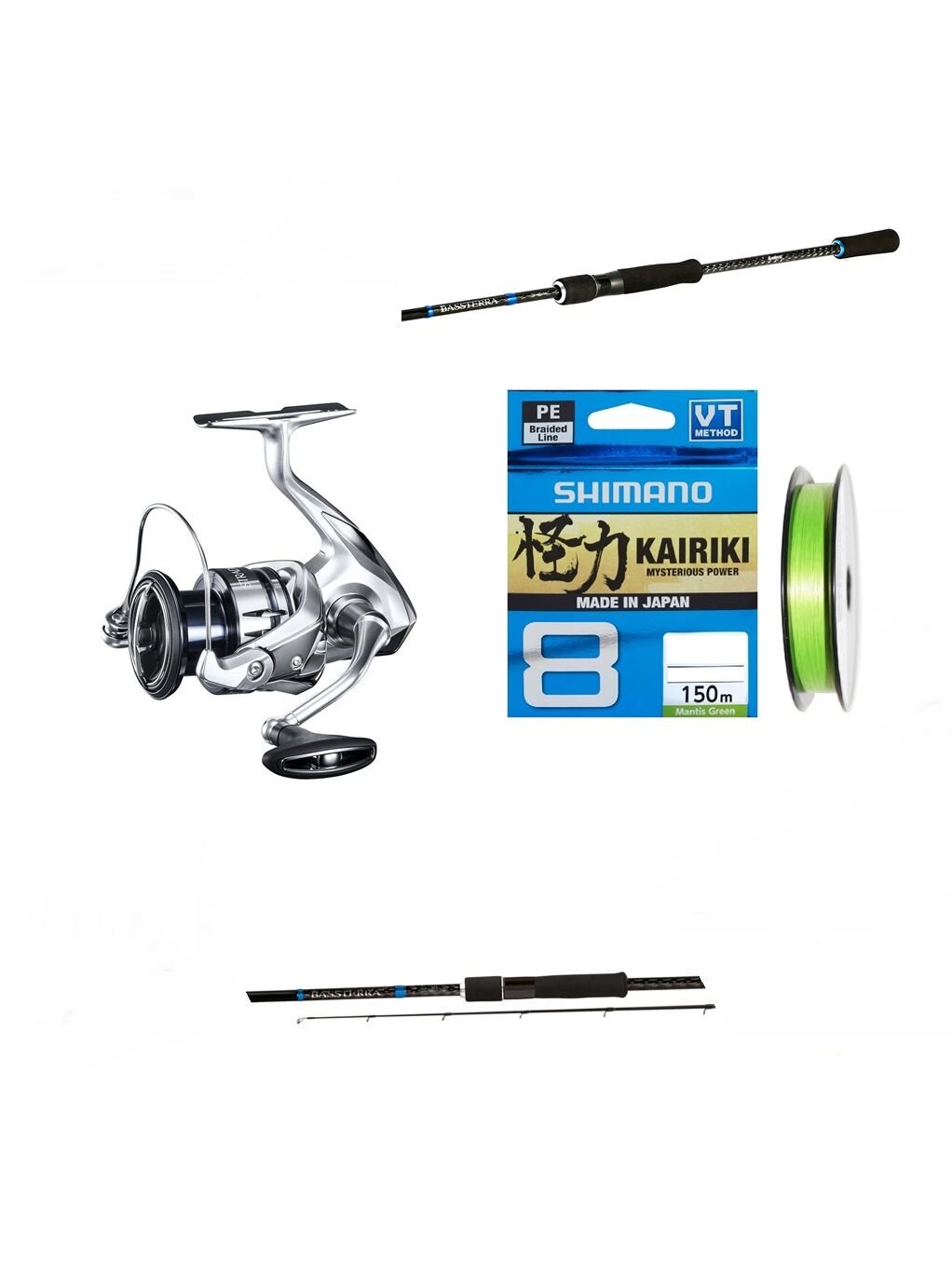 Shimano Stradic C3000XG - Basstera Seabass 2,74 Spin Kombin