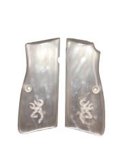 Belçika Browning Hp 14 Uyumlu Özel Döküm Sedef Kabze Mod44