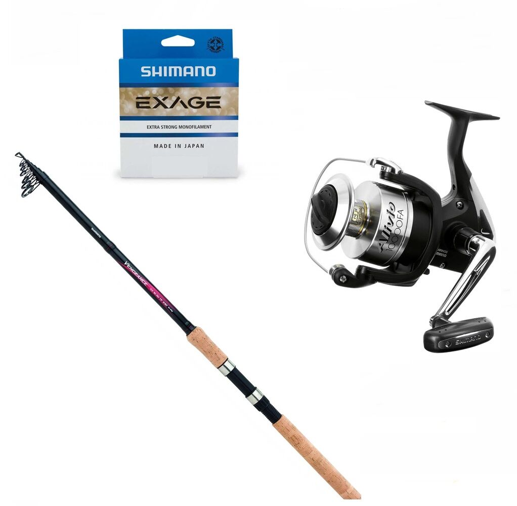 Shimano Alivio 10000FA - Vengeance 3,60 Shore Jigging Kombin