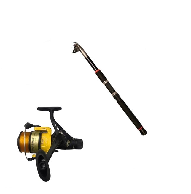 Powerex Winner King Fisher 2,40m - Highline Plus Sarı 4000 Kamış Makine Olta Seti
