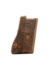 Desert Eagle 45cal., 357 mgn.,50cal. Uyumlu Özel Seri Lazer Kesim Ahşap Kabze Mod1