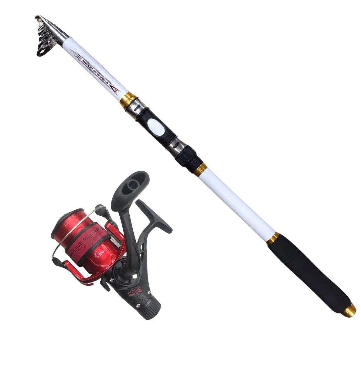 Powerex MLK 3,00 m. - Highline Plus Kırmızı 4000 Kamış Makine Olta Seti