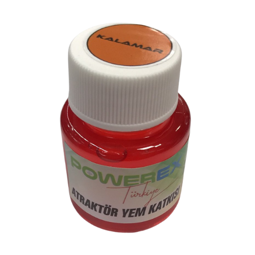 Powerex Kalamar Kokulu 50ml. Atraktör Yem Katkısı Balık Kokusu