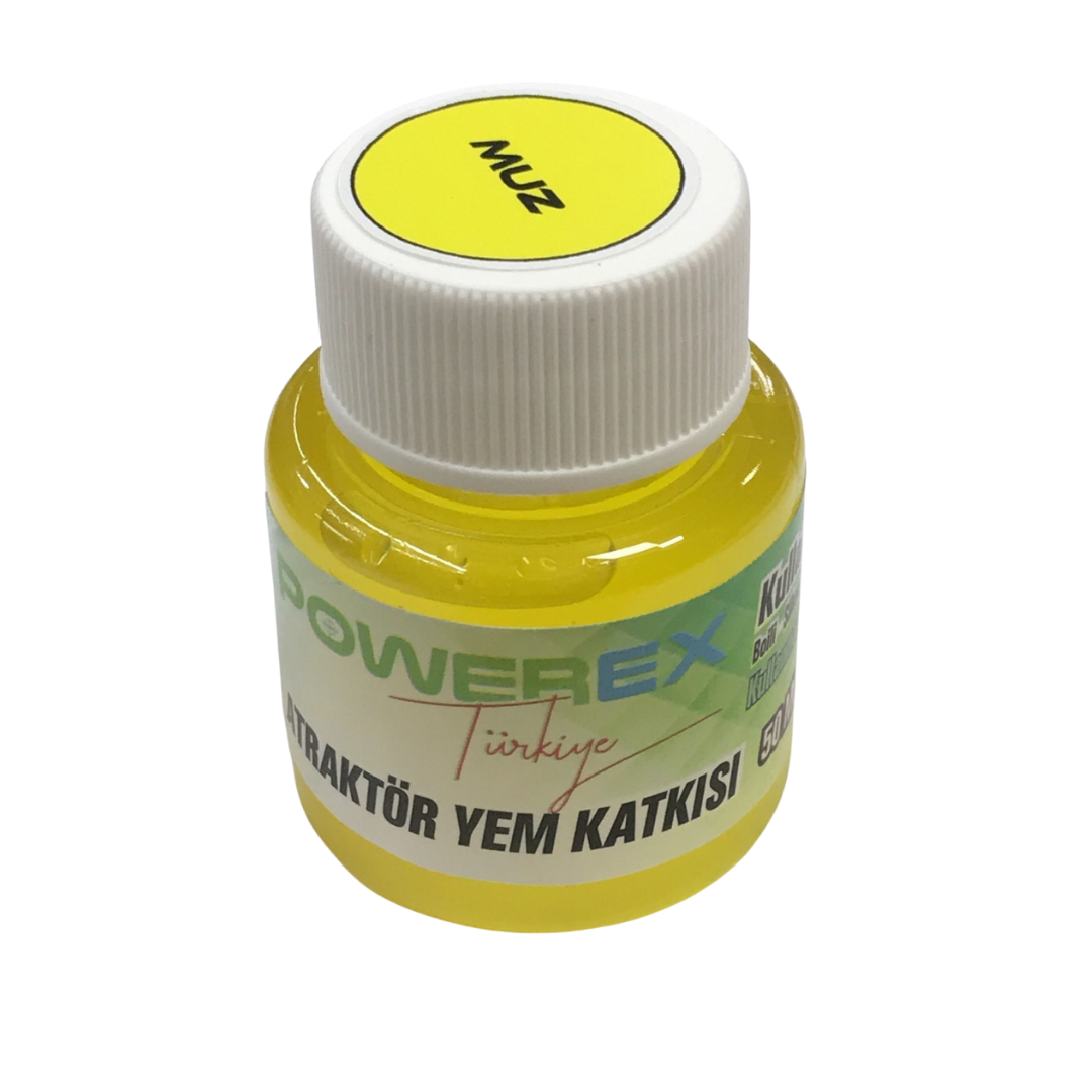 Powerex Muz Kokulu 50ml. Atraktör Yem Katkısı Balık Kokusu
