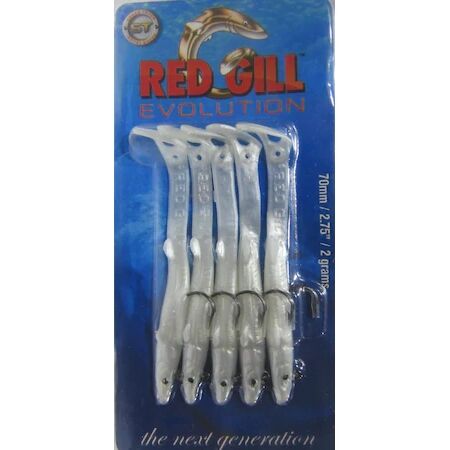 Red Gill Evolution 70mm 2gr Silver Pearl Silikon Yem