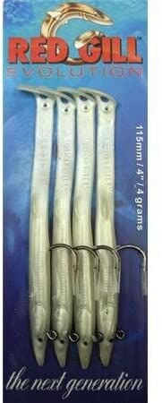 Red Gill Evolution Sand Eel 115 mm. 4 gr. Silver Pearl Spin ve Lrf Silikon Yem