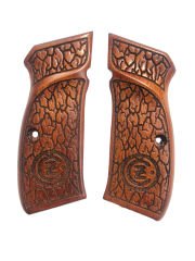 CZ75 Uyumlu Özel Seri Lazer Kesim Ahşap Kabze Mod17