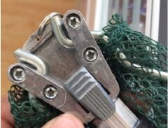 Powerex Üçgen 50x50 Katlanır İp Torlu Kepçe 150cm Sap