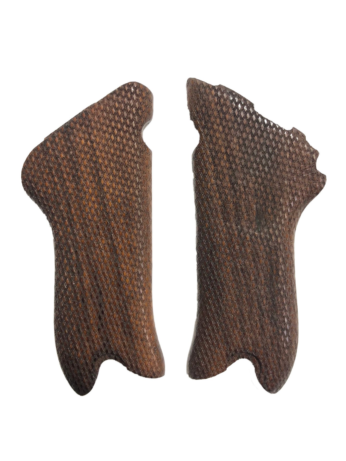 Luger P08 Uyumlu Makaralı Parabellum Özel Seri Lazer Kesim Ahşap Kabze Mod5