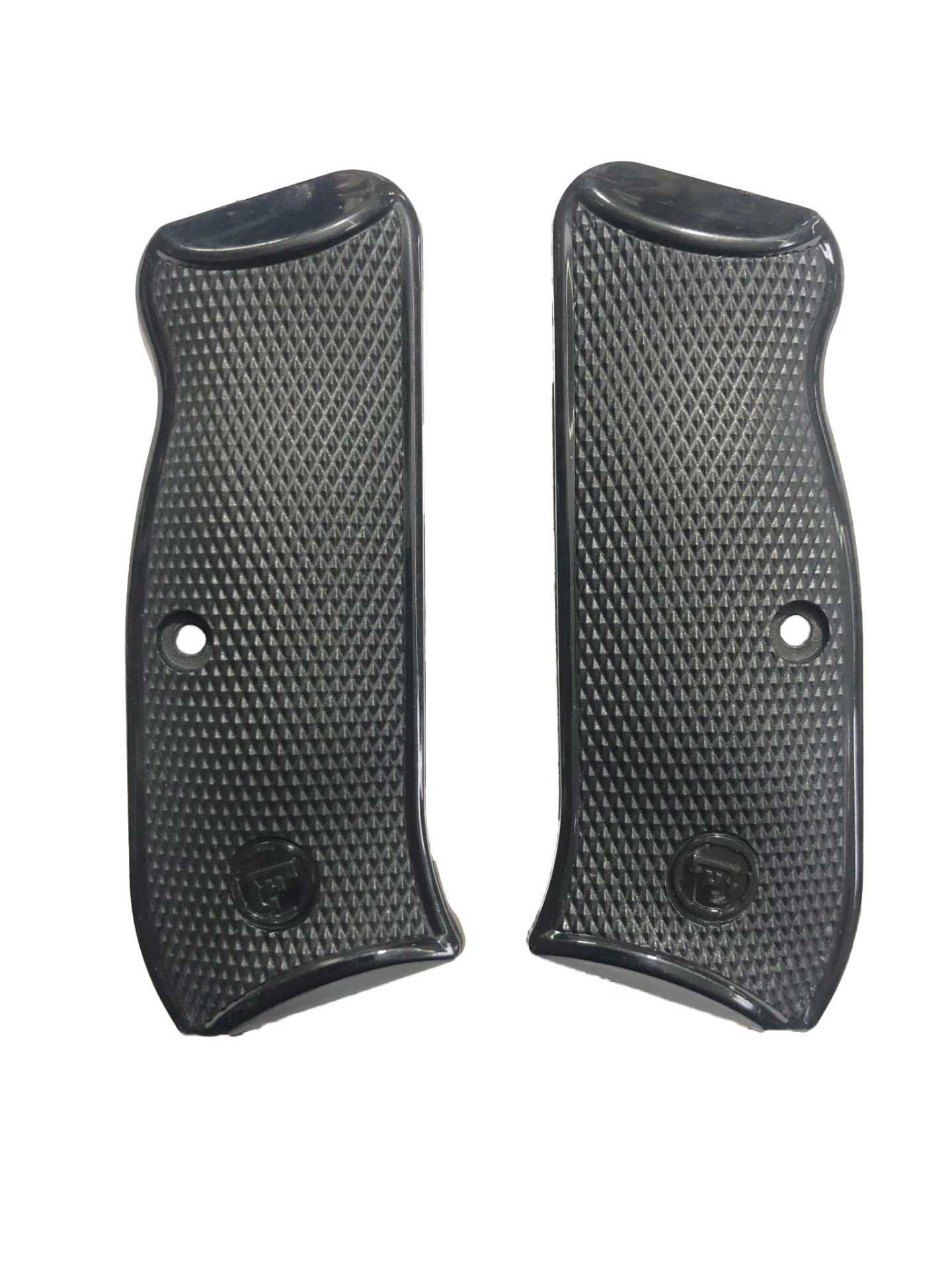 CZ75 Uyumlu Özel Seri Lazer Kesim Siyah Plastik Kabze Mod12