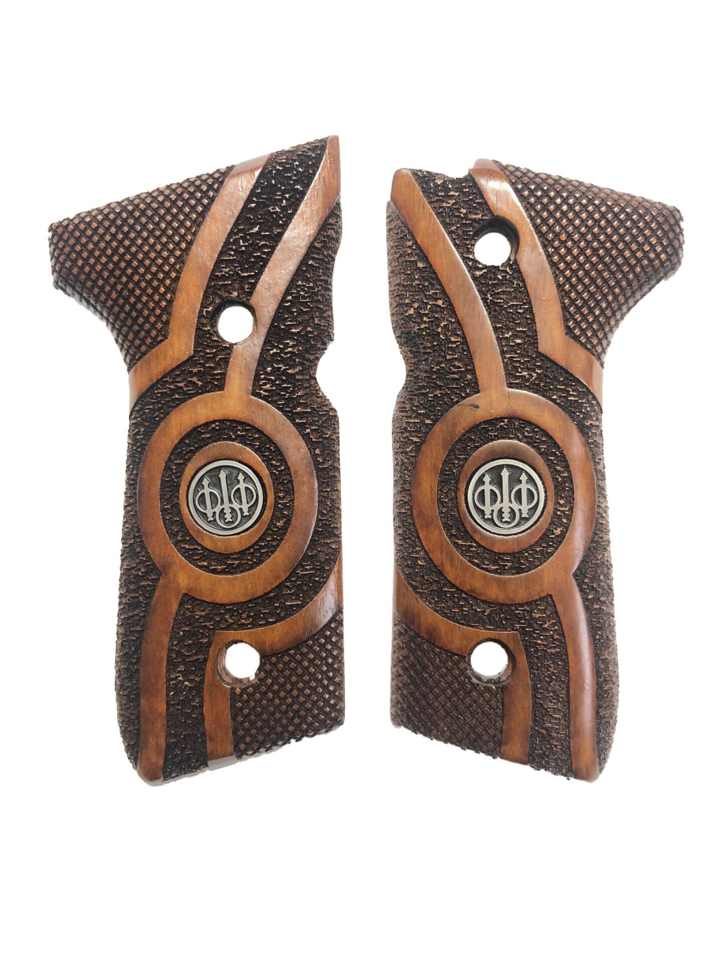 Beretta F92 Yavuz 16 Uyumlu Metal Özel Seri Lazer Kesim Ahşap Kabze Mod8