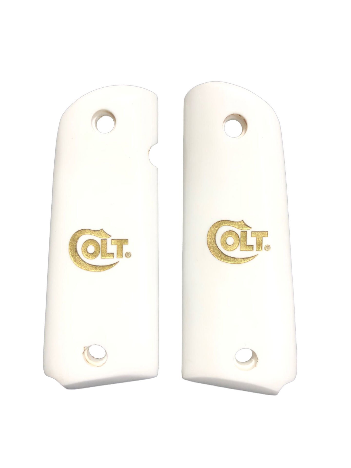 Colt 1911 Uyumlu Colt Yazılı Fildişi Renk Özel Seri Kabze Mod14