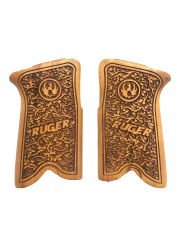 Ruger P85 Uyumlu Lazer Kesim Ahşap Kabze Mod4