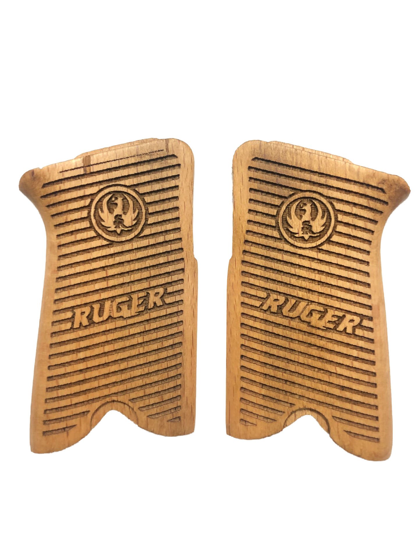 Ruger P85 Uyumlu Lazer Kesim Ahşap Kabze Mod1