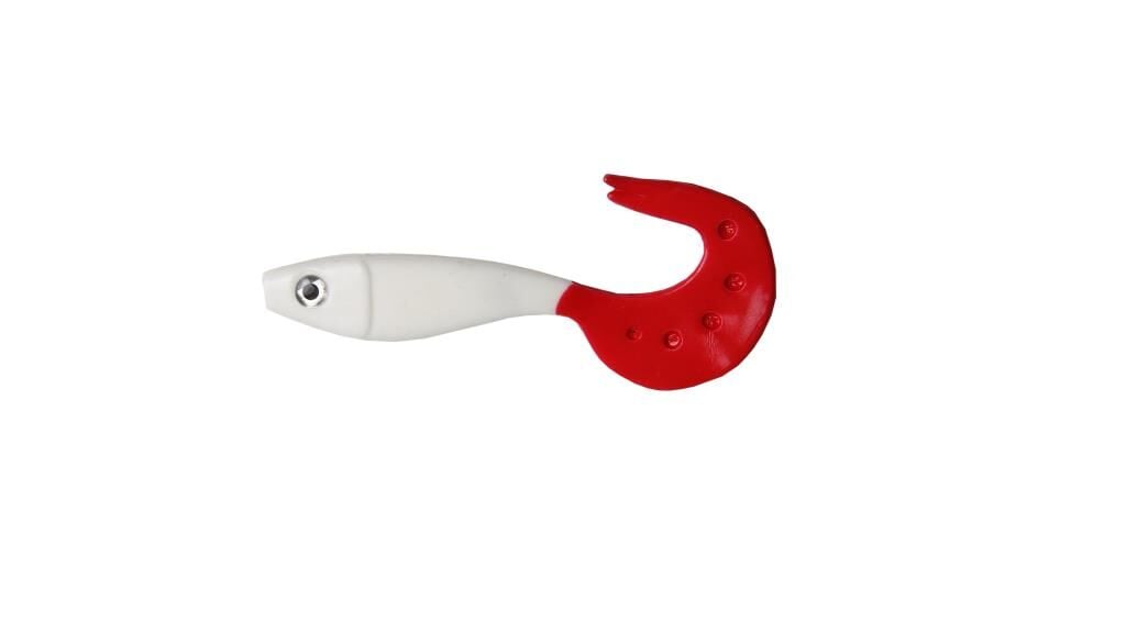 Powerex 10cm.Silikon Orak Kuyruk Kırmızı Kuyruk