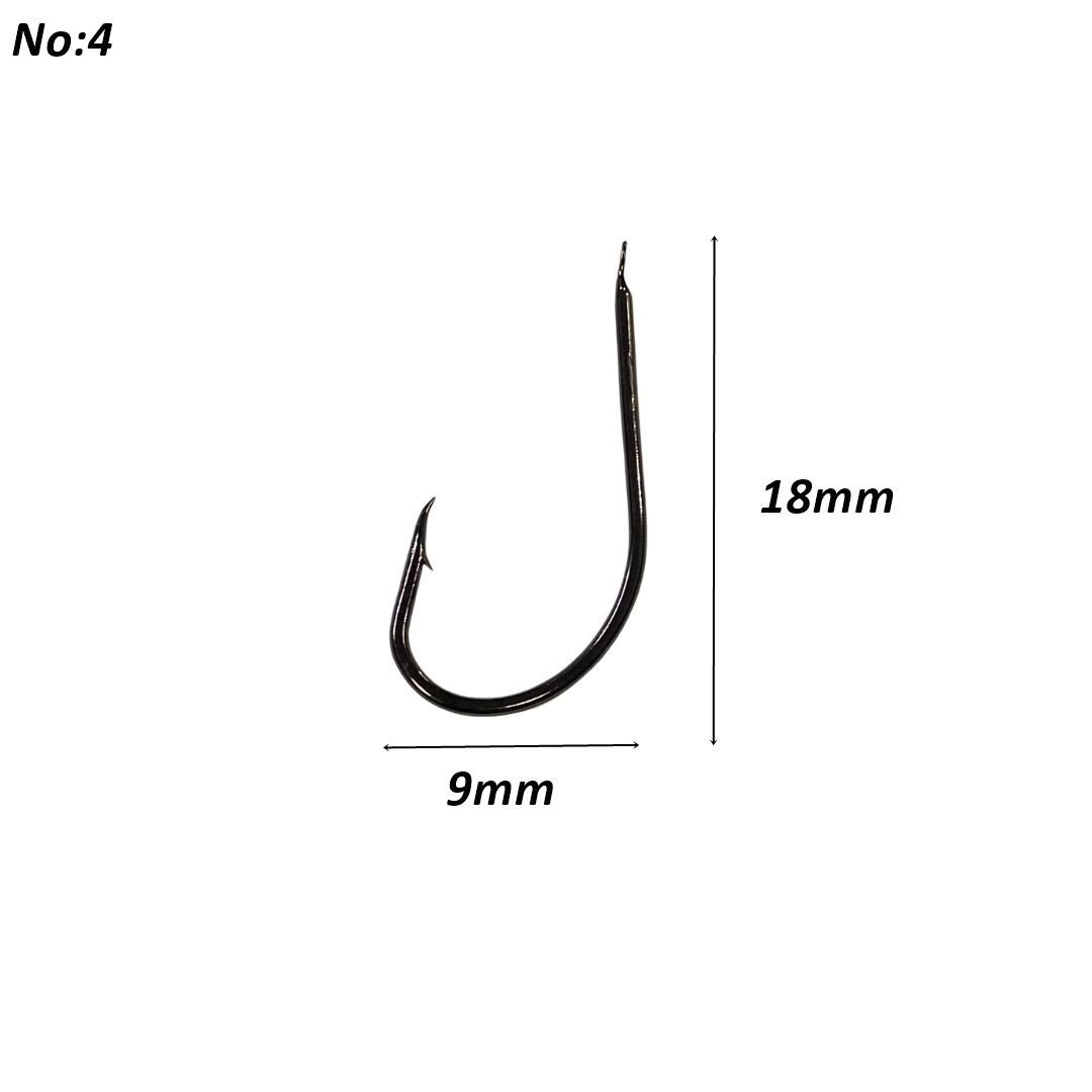Powerex 530 model 4 Black Nickel Kutu Balık İğne 100 Adet