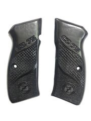 CZ75 Uyumlu Lazer Kesim Siyah Ahşap Kabze Mod3